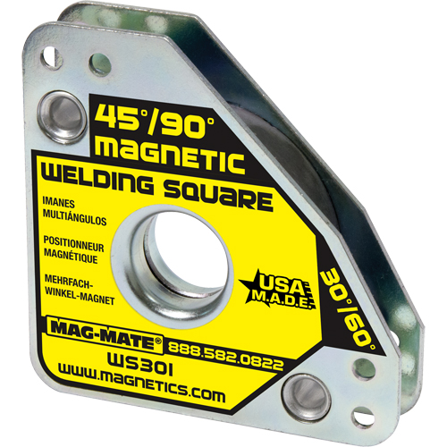 Magnetic Welding Squares, 7-5/8" L x 3/4" W x 3-3/4" H, 60 lbs. Dufferin Supply