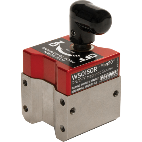 Mag90 On/Off Magnetic Squares, 1-1/2" L x 1-1/2" W x 2-3/4" H, 150 lbs. Dufferin Supply
