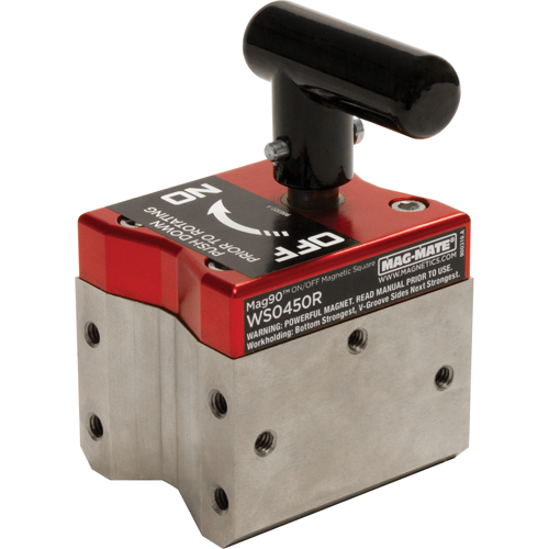 Mag90 On/Off Magnetic Squares, 3" L x 2-1/2" W x 4-5/8" H, 450 lbs. Dufferin Supply