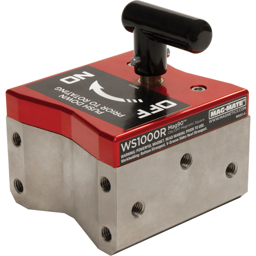 Mag90 On/Off Magnetic Squares, 4-1/4" L x 4" W x 4-3/4" H, 1000 lbs. Dufferin Supply