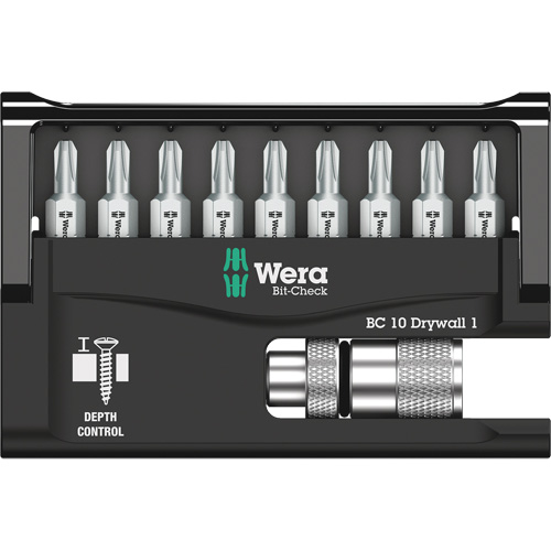 10-Piece Bit Check for Drywall Screws Dufferin Supply
