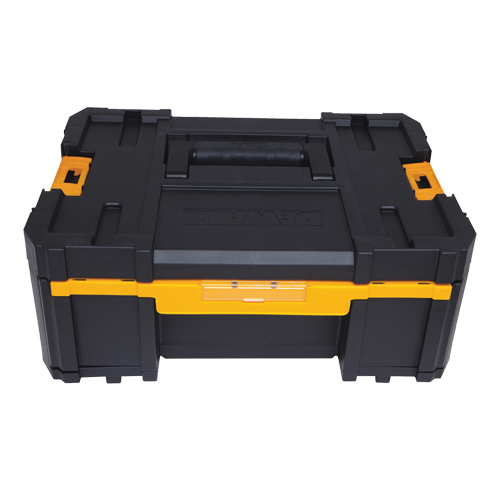 TSTAK&reg; III Tool Box with Single Deep Drawer, 16-3/4" x 12-1/4" x 6-7/8", Black Dufferin Supply