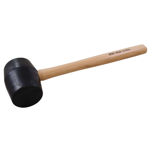 Maillet en caoutchouc, 28 oz, Prise en Bois, 16-3/4" lo Dufferin Supply