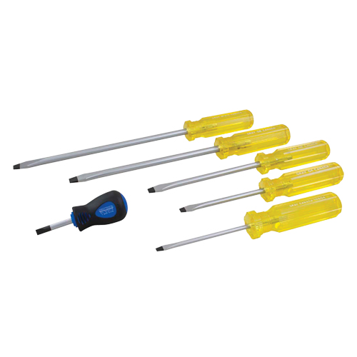 Slotted Screwdriver Set, 6 Pcs. Dufferin Supply