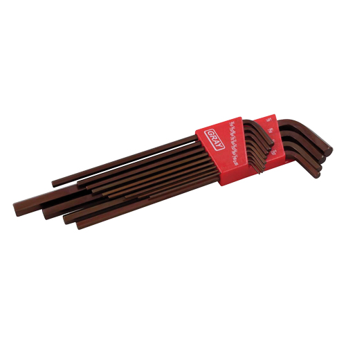 Extra Long Arm Hex Key Set, 13 Pcs., Imperial Dufferin Supply