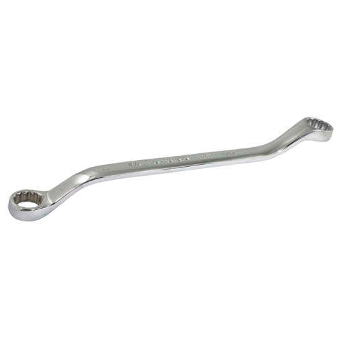Box Wrench, 12 Point, 5/8" x 11/16", 15° Offset, Chrome Finish Dufferin Supply