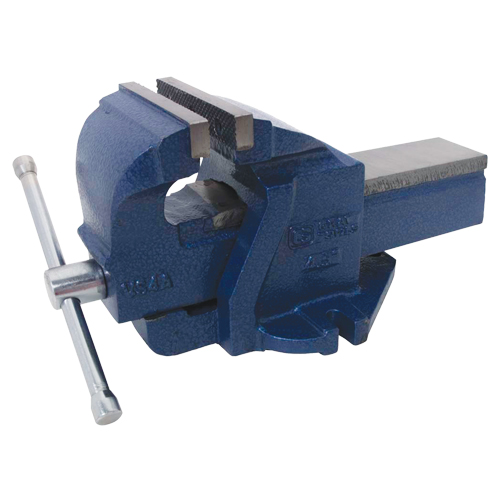 Ductile Iron Mechanics Bench Vise, 4-1/2" Jaw Width, 2-3/5" Throat Depth Dufferin Supply