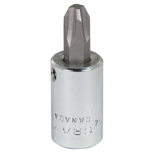 Head Socket, Phillips, #4 x 1.93" L, 3/8" Square Drive Drive Dufferin Supply