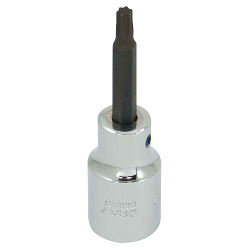 Socket, Torx&reg;, T-27 x 3" L, 1/2" Square Drive Drive Dufferin Supply