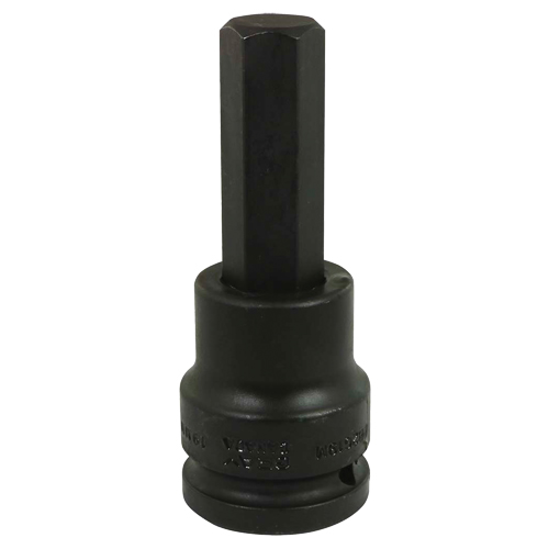 Impact Bit Socket, Hex, 19 mm x 3/4" Drive Dufferin Supply