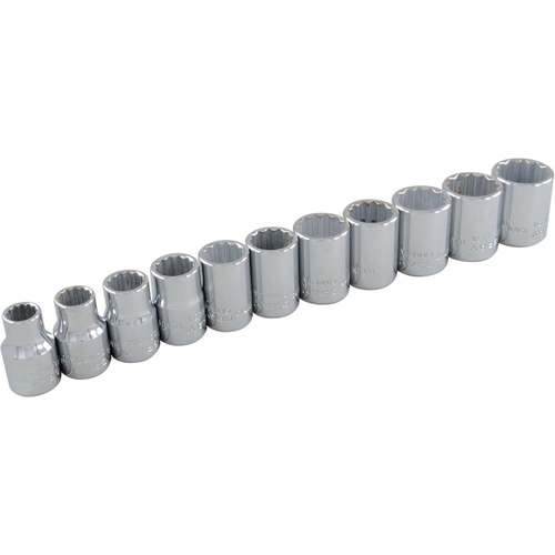 Jeu de douilles, 11 Mcx, Prise de 3/8" Dufferin Supply