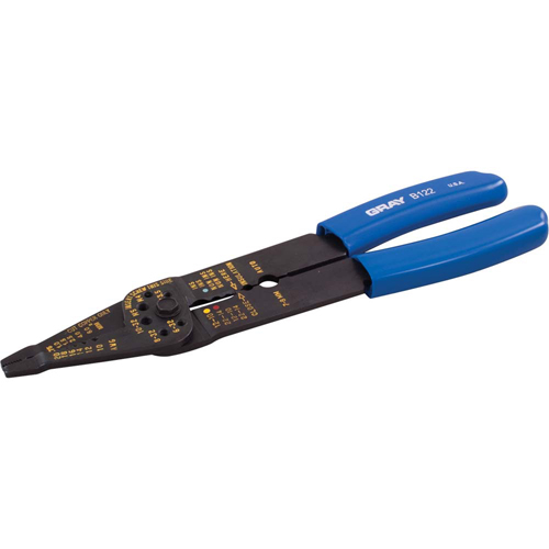 Long Stripper Crimper & Bolt Cutter, 9-1/2" L Dufferin Supply