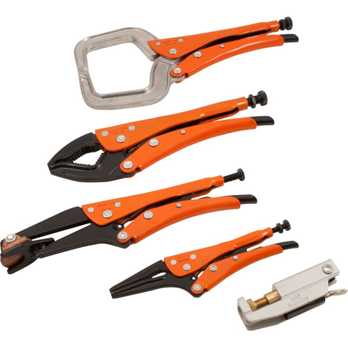 Welding Locking Plier Set, 5 Pieces Dufferin Supply