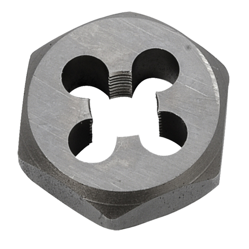 Hex Rethreading Die Nut, 1"/1-1/16" Dia., 1/8"-27 Thread, Carbon Steel/Chromium Steel Dufferin Supply