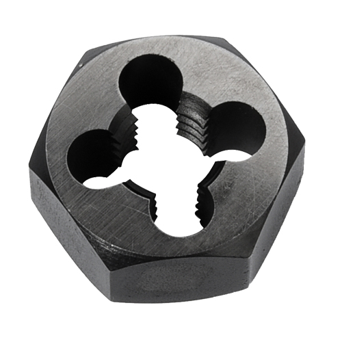 Hex Rethreading Die Nut, 1"/1-1/4" Dia., 1/4"-18 Thread, Carbon Steel/Chromium Steel Dufferin Supply