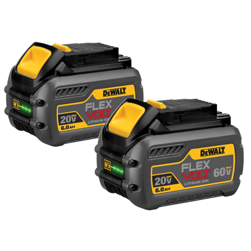 FlexVolt Batteries, Lithium-Ion, 60 V, 6 A Dufferin Supply