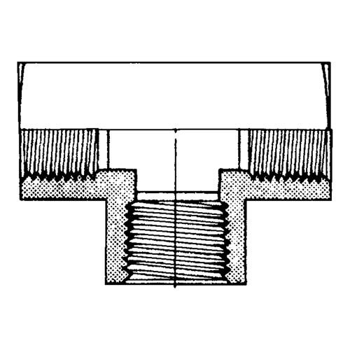 Raccord En T&eacute; Femelle, Laiton, 1/8" Dufferin Supply
