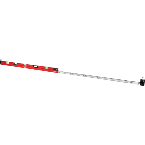 Niveau extensible RedStick, Poutre en I, 12' lo, Aluminium, 3, Magn&eacute;tique Dufferin Supply