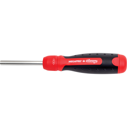 Tournevis &agrave; cliquet inviolable, 8-1/2" lo, Prise Coussin&eacute;e Dufferin Supply