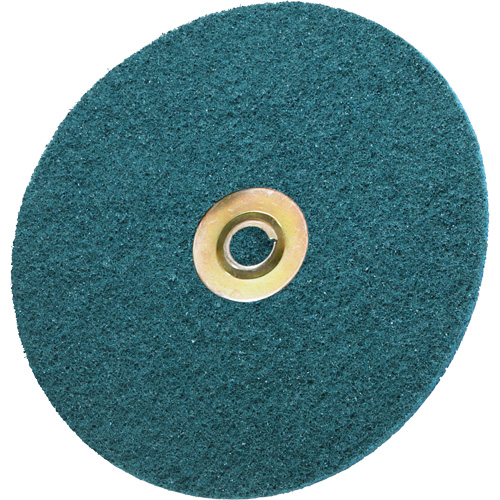 Disque de conditionnement de surface Scotch-Brite, 4-1/2" dia., Grain Moyen, Oxyde d'aluminium Dufferin Supply