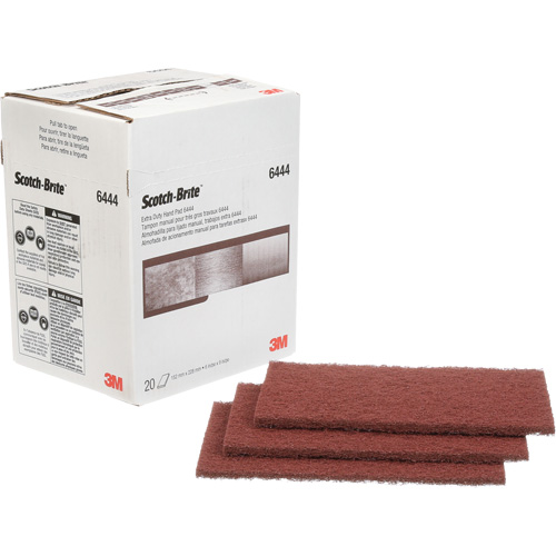 Scotch-Brite Extra-Duty Hand Pad, Aluminum Oxide, 9" x 6", Fine Grit Dufferin Supply