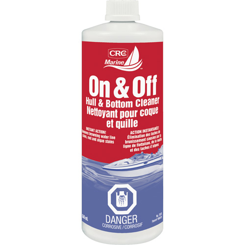 Nettoyant pour coques et parois inf&eacute;rieures de bateaux On & Off, 946 ml, Bouteille Dufferin Supply