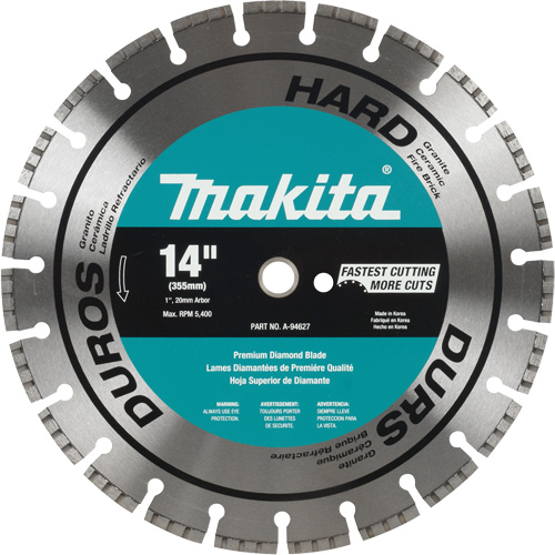 Hard Material Turbo Diamond Blade Dufferin Supply