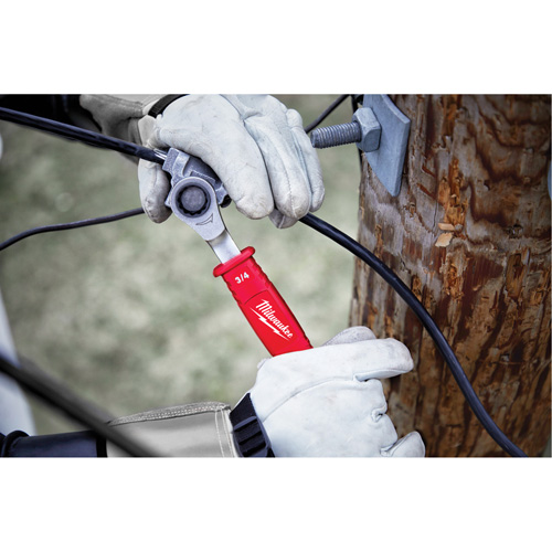 Cl&eacute; polygonale isol&eacute;e &agrave; cliquet 2 en 1 pour le monteur de ligne Dufferin Supply