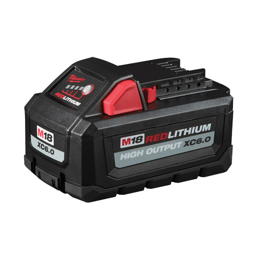 M18 Redlithium High Output 6.0 Battery Pack, Lithium-Ion, 18 V, 6.0 Ah Dufferin Supply