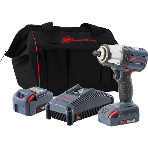 IQv20 Compact Cordless Impact Wrench Kit, 20 V, 1/2" Socket Dufferin Supply