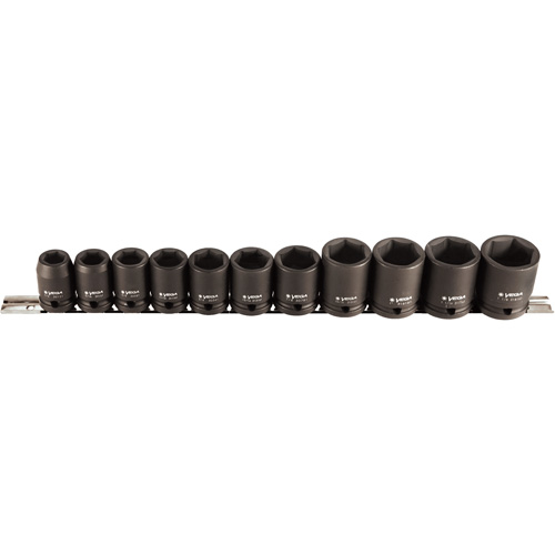 Jeu de douilles, 11 Mcx, Chocs, Prise de 1/2" Dufferin Supply
