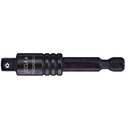 Adaptateur et rallonge pour douille &agrave; d&eacute;clenchement rapide, 1/4" Prise, Dimension m&acirc;le 1/4", Sph&eacute;rique, 3" lo Dufferin Supply