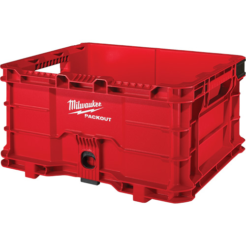 Packout Crate, 15-2/5" x 18-3/5" x 9-9/10", Red Dufferin Supply