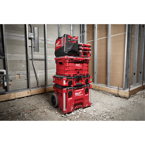Packout Crate, 15-2/5" x 18-3/5" x 9-9/10", Red Dufferin Supply