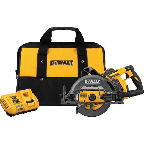 FlexVolt&reg; Worm Drive Style Saw Kit, 7-1/4", 60 V Dufferin Supply