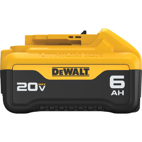 Bloc-piles Max XR Premium, Lithium-ion, 20 V, 6 Ah Dufferin Supply