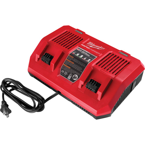 Chargeur rapide simultan&eacute; double port M18, 18 V, Lithium-ion Dufferin Supply