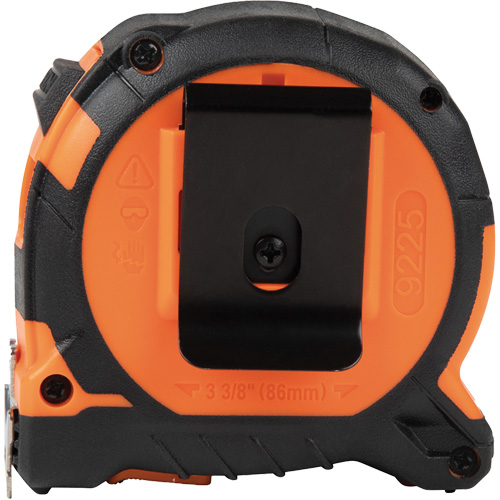 Magnetic Double-Hook Tape Measure, 25', Imperial Graduations Dufferin Supply