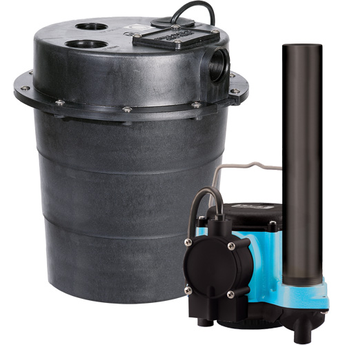 WRS Series Submersible Pump, 45 GPM, 115 V, 9 A, 1/3 HP Dufferin Supply