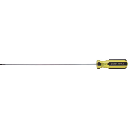 Tournevis d'&eacute;b&eacute;nisterie tr&egrave;s l&eacute;ger 100 PLUS, Tige de 1/8", Ronde, 6-5/8" lo, Prise en Plastique Dufferin Supply