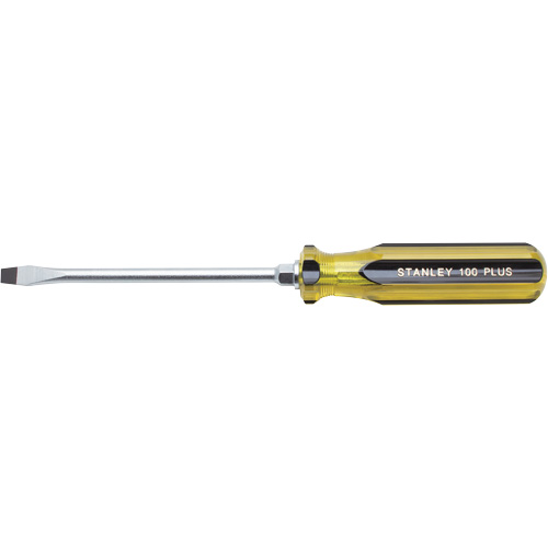 Tournevis pour &eacute;crous &agrave; fente 100 PLUS, Tige de 5/16", Ronde, 11" lo, Prise en Plastique Dufferin Supply