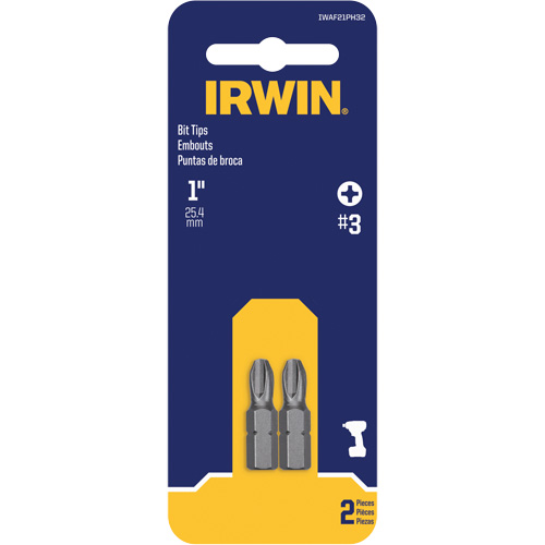 Insert Bits, Phillips, #3, 1/4" Drive Dufferin Supply