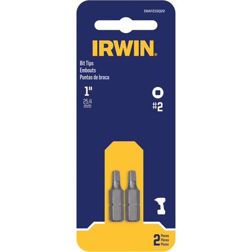 Insert Bits, Square, #2, 1/4" Drive Dufferin Supply