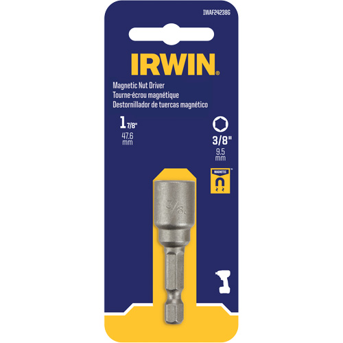 Tourne-&eacute;crou, Embout 3/8", Prise 1/4", 1-7/8" lo, Magn&eacute;tique Dufferin Supply