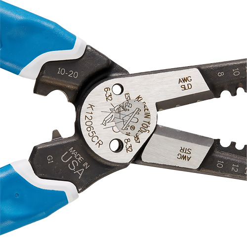 Outil polyvalent Klein-Kurve pour d&eacute;nuder, couper et sertir les fils, 8-1/4" lo, 8 - 20 AWG Dufferin Supply