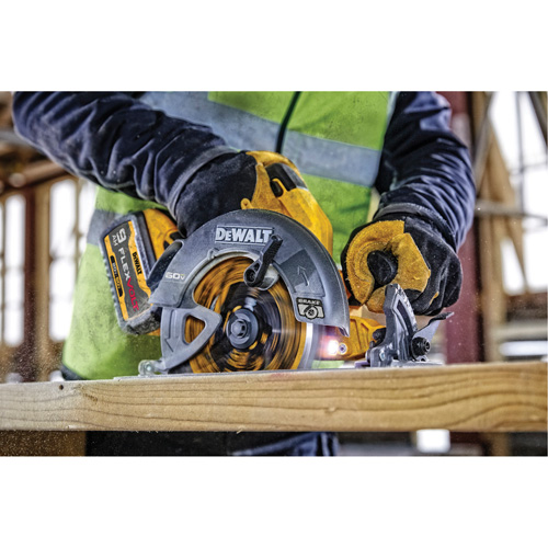 Ensemble de scie circulaire sans balai Flexvolt Max avec frein &eacute;lectrique, 7-1/4", 60 V Dufferin Supply