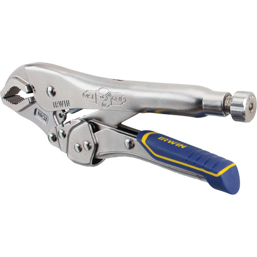 Pince-&eacute;tau avec coupe-fil Vise-Grip Fast Release 10WR, Longueur 10", M&acirc;choire courb&eacute;e Dufferin Supply