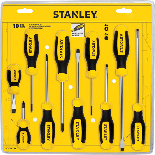 Jeu de tournevis, 10 mcx Dufferin Supply