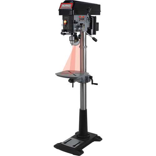 Perceuse &agrave; colonne &agrave; vitesse variable, 15", Mandrin 5/8", 3300 tr/min Dufferin Supply