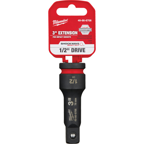 Rallonge pour douille Shockwave Impact Duty, Chocs, Prise 1/2", 3" lo Dufferin Supply